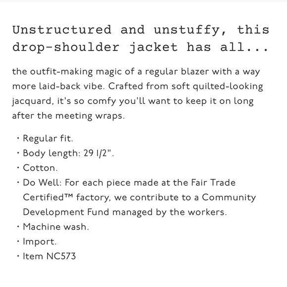 Madewell Diamond Jacquard Shaw Blazer Stained Mahogany Size XS Knit Casual - Picture 3 of 10